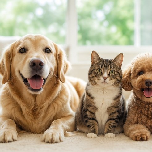 愛犬と過ごす飼い主