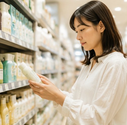 商品をスキャンして診断するイメージ