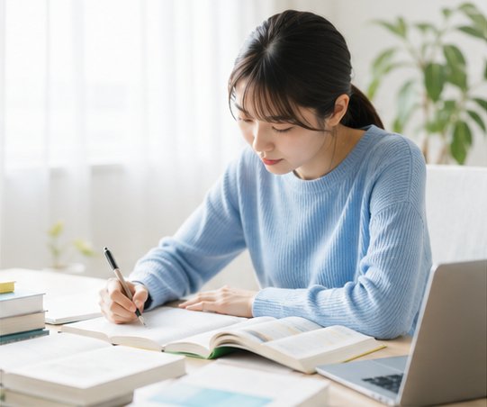 目標達成で悩む様子