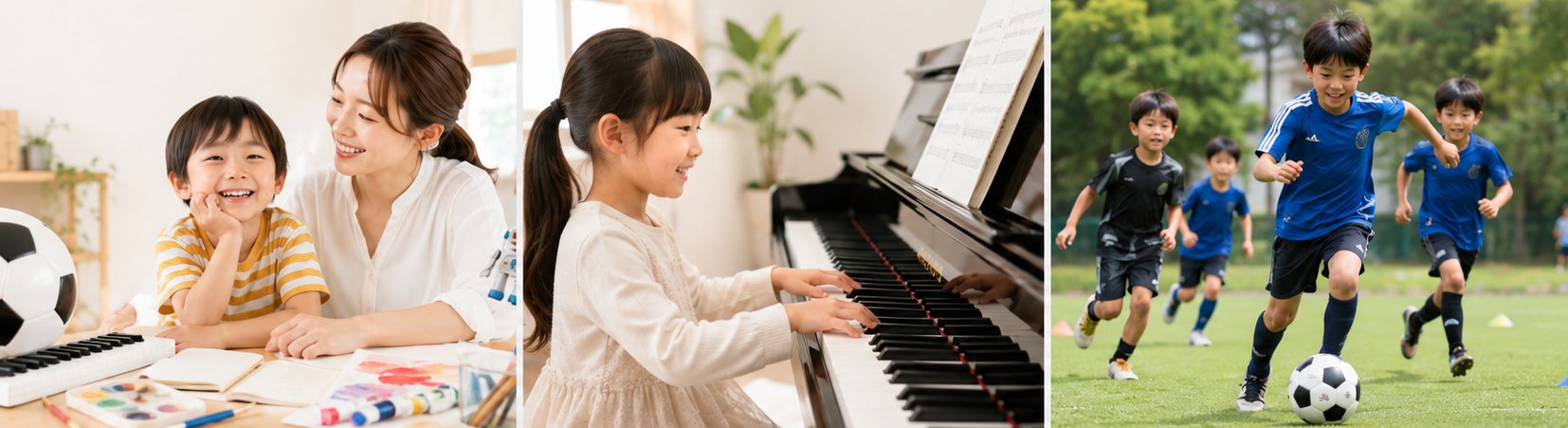 お母さんとお子様が習い事を探している