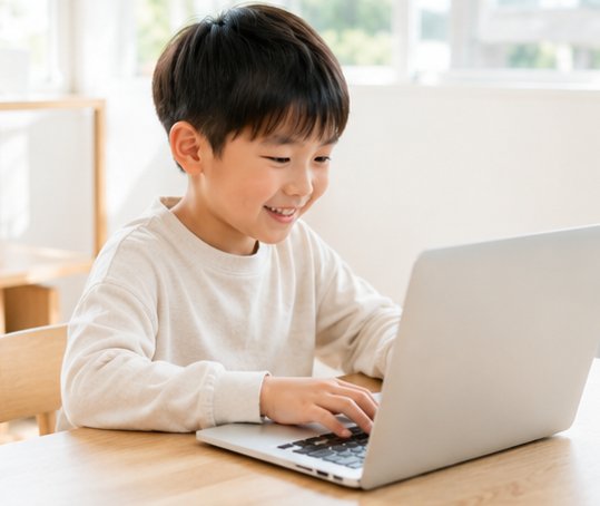子供が習い事を楽しむ様子