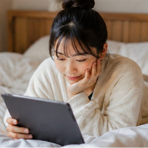 自宅での読書
