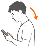 スマホ首アイコン