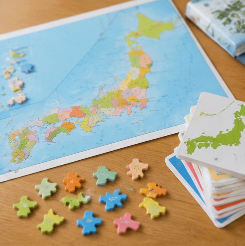 地図で学習する様子