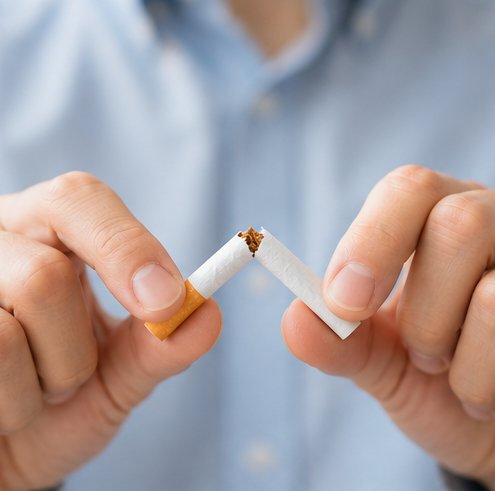 禁煙で健康的な生活