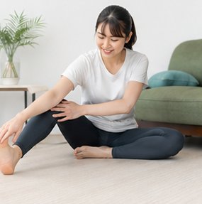 股関節ケアのストレッチ