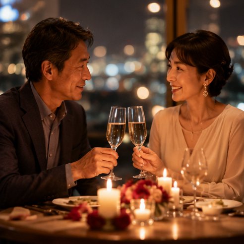 記念日の花束